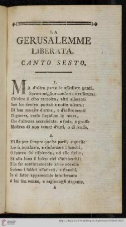 Canto sesto