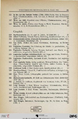 Graphik (Nr. 329-399)