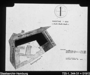 Plan Große Bleichen/ Bleichenfleet