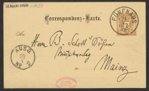 Brief an B. Schott's Söhne : 20.04.1886