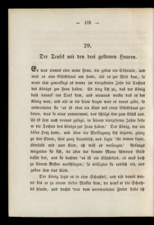 29. Der Teufel mit den drei goldenen Haaren.