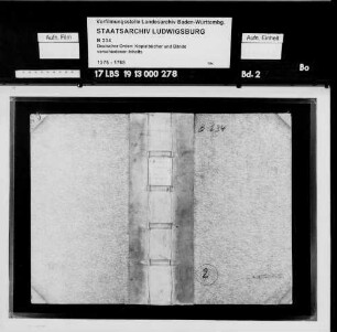 Ganerben-Rezessbuch von Wachbach, Edelfingen u.a. (Pars I)