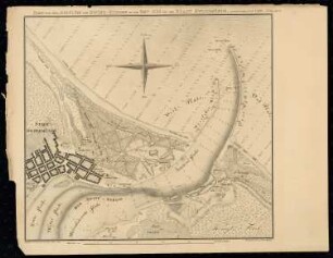 Fahrwasser, Swinemünde: Bl. 34: Plan der Swinemündung in die Ostsee, 1823 (aus: Bauausführungen des preußischen Staats, Bd. 1)