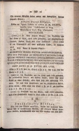 §. 44. B, Zweifelhafte Blätter.
