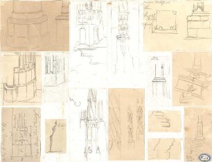 Lange, Ludwig; Lange - Archiv: IV.1 Gotik in Deutschland - Säulenbasen (Ansichten, Details)