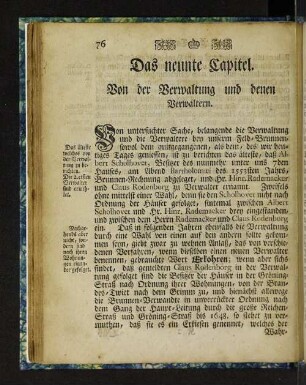 Das neunte Capitel.