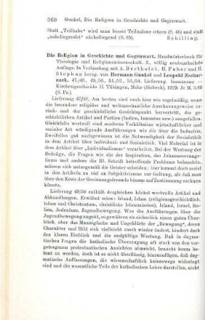 359-360 [Rezension] Schuster, Johann Baptist, Der unbedingte Wert des Sittlichen