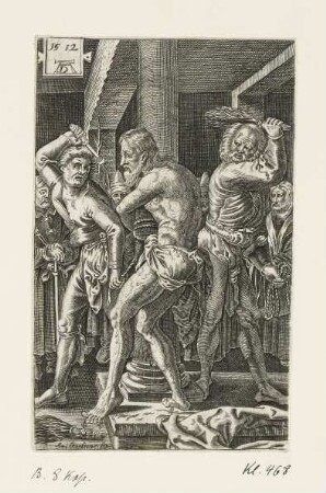Geißelung, aus: Georg Scherer, "Preces ac Meditationes Piae", Köln 1680