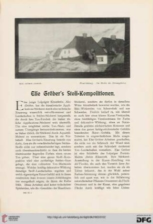 Else Gröber's Stoff-Kompositionen