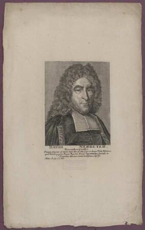 Bildnis des David Nerreter