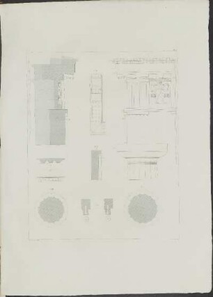 Pl. 22. F. IV. Coupe d'un triglyphe.