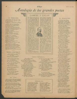 [Biografía de José María] Gabriel y Galán