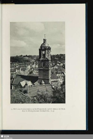 Blick vom Professorenhaus auf die Frauenkirche und die Südseite der Stadt