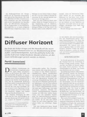 Finnland: Diffuser Horizont