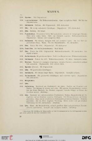 Waffen (Nr. 1289-1480)