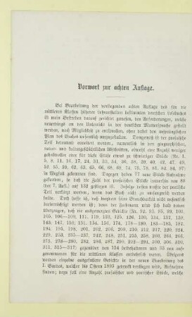 Vorwort zur achten Auflage