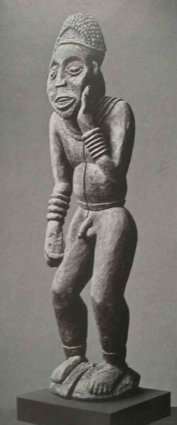 Commemorative figure of a king or dignitary