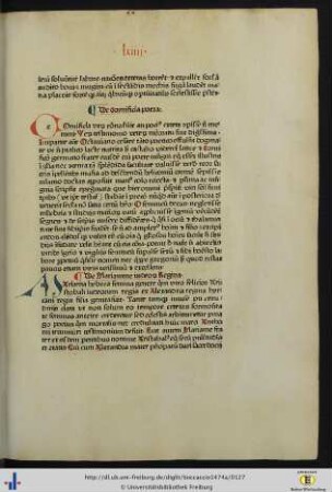 De Mariamme iudeorum Regina