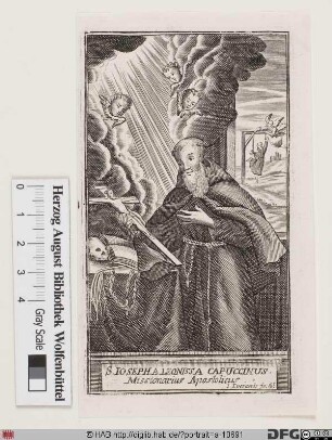 Bildnis hl. Joseph von Leonessa (eig. Eufranio Desideri)