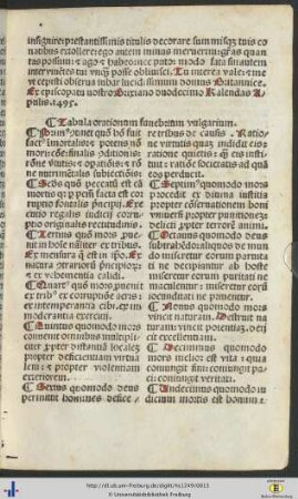 Tabula orationum funebrium vulgarum.