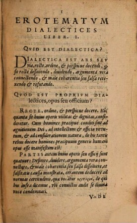 Erotemata dialectices : continentia fere integram artem, ita scripta, ut iuventuti utiliter proponi possint