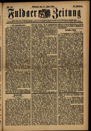 Ausgabe vom Mittwoch, den 11. Juli 1894.