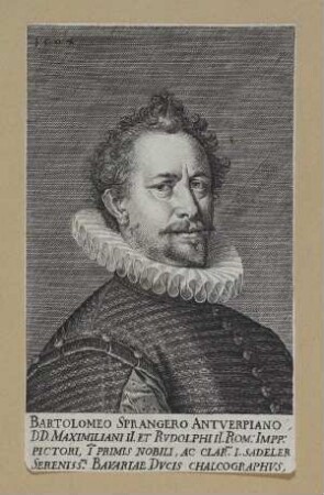 Bildnis von Bartholomäus Spranger (1546-1611)