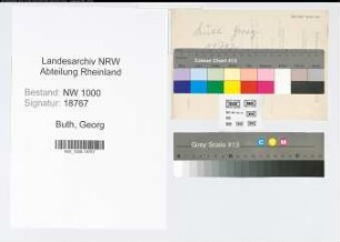 Entnazifizierung Georg Buth, geb. 23.06.1901 ()