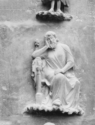 Südliches Westportal — Südliches Gewände — Simeon (1. Figur)