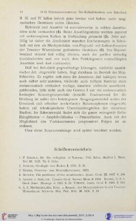 Schriftenverzeichnis