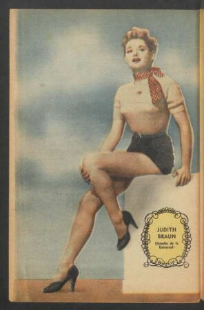 Judith Braun (estrella de la Universal) - [Fotografía]