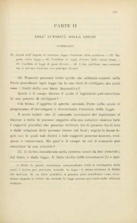 Parte II. Dell'autorità della legge [Anfang]