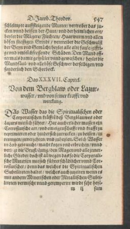 Das XXXVII. Capitel.