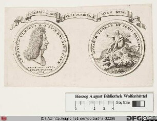 Bildnis Anton Ulrich, Herzog zu Braunschweig-Lüneburg-Wolfenbüttel (reg. 1704-14)
