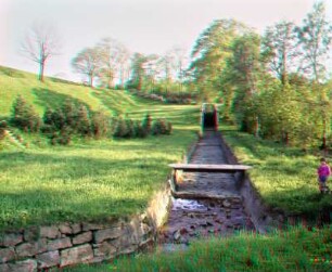 Wasserläufe Freiberg: Dörnthaler Teich, Teichüberlauf