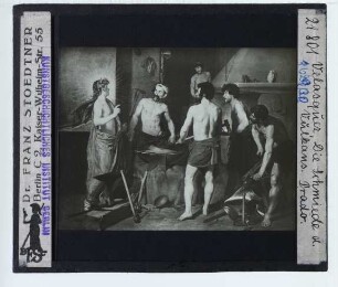 Velàzquez, Apollo in der Schmiede Vulkans (Madrid Prado P001171)