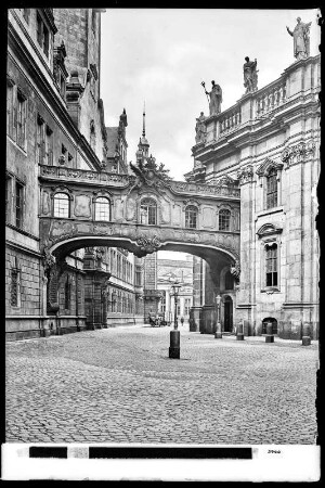 Dresden, Schlossübergang zur Katholischen Hofkirche