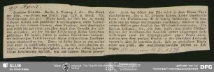 Allgemeine Literatur-Zeitung, Nr. 115, vom 10.04.1799 (Fragment), Jena