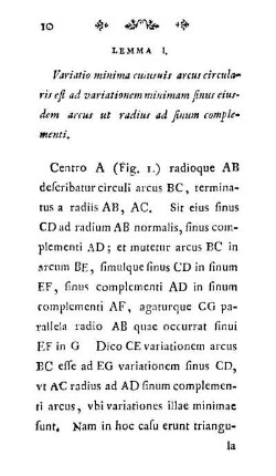 Lemma I. - Lemma III.