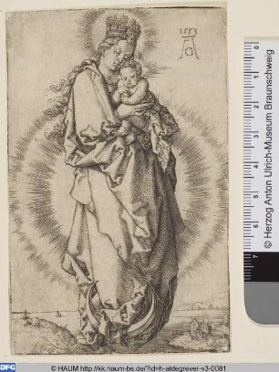 Maria mit dem Kind auf der Mondsichel