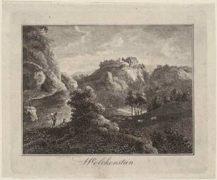 Burg (Schloss) Wolkenstein im Erzgebirge über der Zschopau