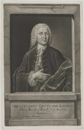 Bildnis des Christianvs Gottlieb Lvdwig