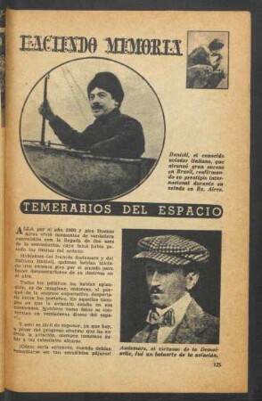 Haciendo memoria: Temerarios del espacio