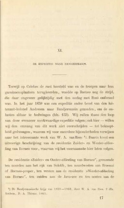 XI. De expeditie naar Bandjermasin