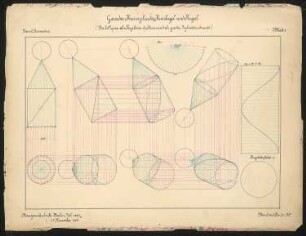 Übung in Darstellender Geometrie: Geometrische Körper