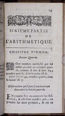 Sixième Partie.