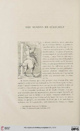 2. Pér. 9.1874: Les dessins de Géricault