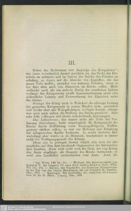 III. [Die militärischen Hoheitsrechte]