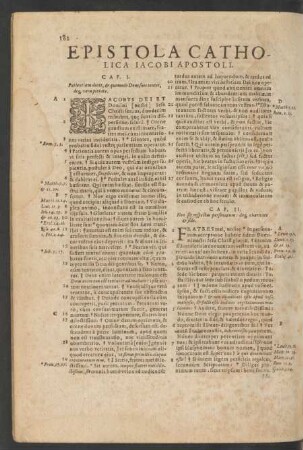 Epistola Catholica Iacobi Apostoli.