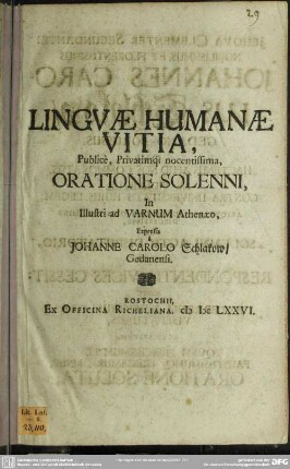 Vitia linguae humanae